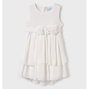 Abel Lula Yazlık Kız Abiye Elbise Ekru