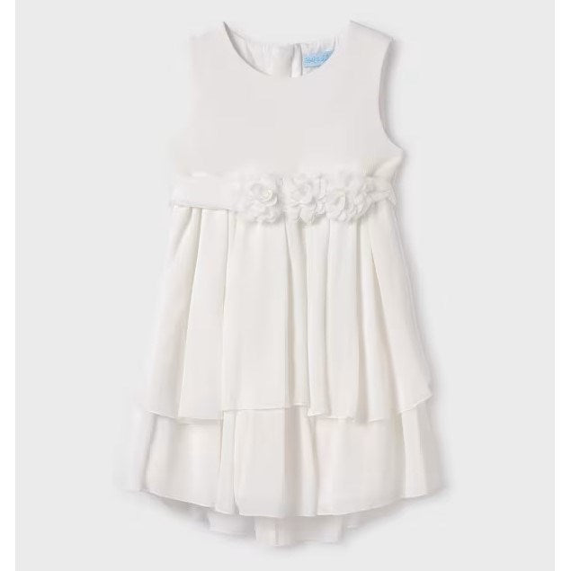 Abel Lula Yazlık Kız Abiye Elbise Ekru
