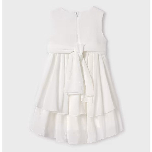 Abel Lula Yazlık Kız Abiye Elbise Ekru