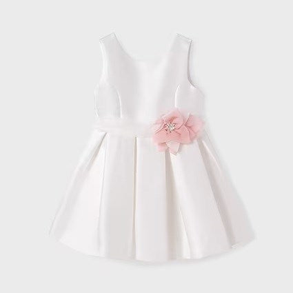 Abel Lula Yazlık Kız Abiye Elbise Ekru