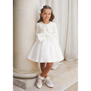 Abel Lula Yazlık Kız Abiye Elbise Ekru