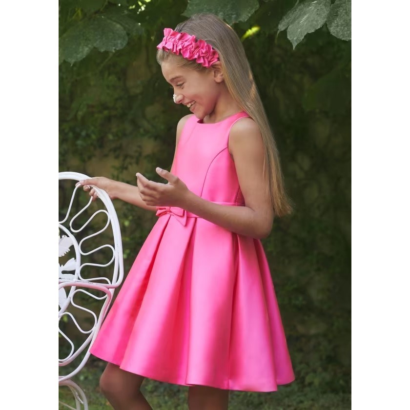 Abel Lula Yazlık Kız Abiye Elbise Fuşya