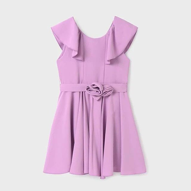 Abel Lula Yazlık Kız Abiye Elbise Lila