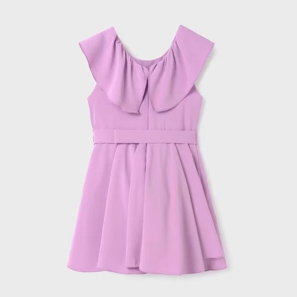 Abel Lula Yazlık Kız Abiye Elbise Lila