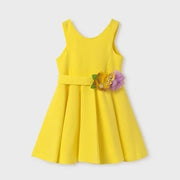 Abel Lula Yazlık Kız Abiye Elbise Sarı