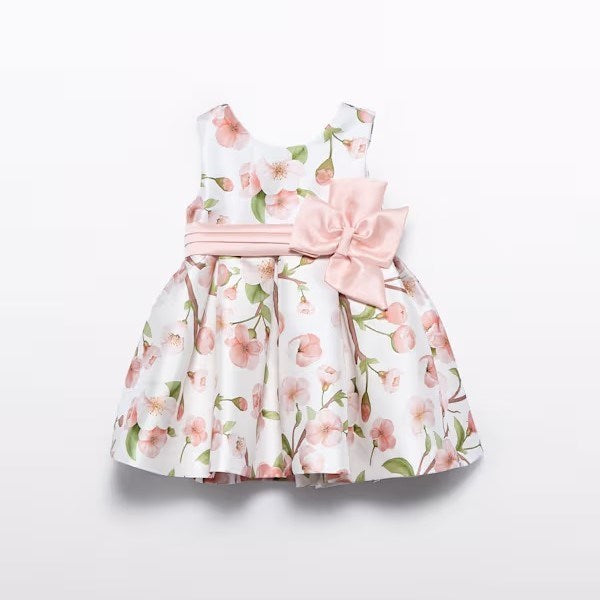 Abel Lula Yazlık Kız Bebek Abiye Elbise Pembe