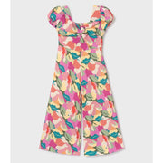 Abel Lula Yazlık Kız Şık Tulum Fuşya