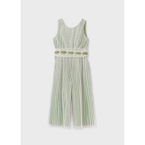 Abel Lula Yazlık Kız Tül Uzun Tulum Yeşil