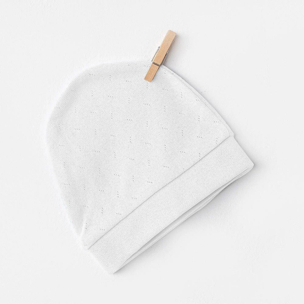 Andywawa Basic Bebek Şapka Beyaz