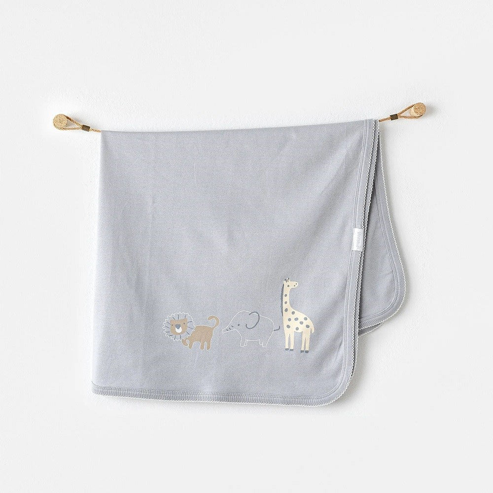 Andywawa Bebek Battaniye 85x90 cm Little King Gri