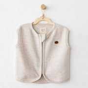 Andywawa  Bebek Kışlık Fermuarlı Yelek- Casual Bej