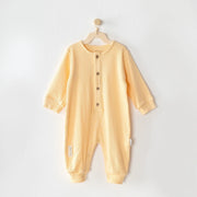 Andywawa Bebek Romper Basic Tulum Sarı
