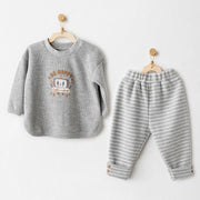Andywawa Erkek Bebek 2'li Takım Casual Gri