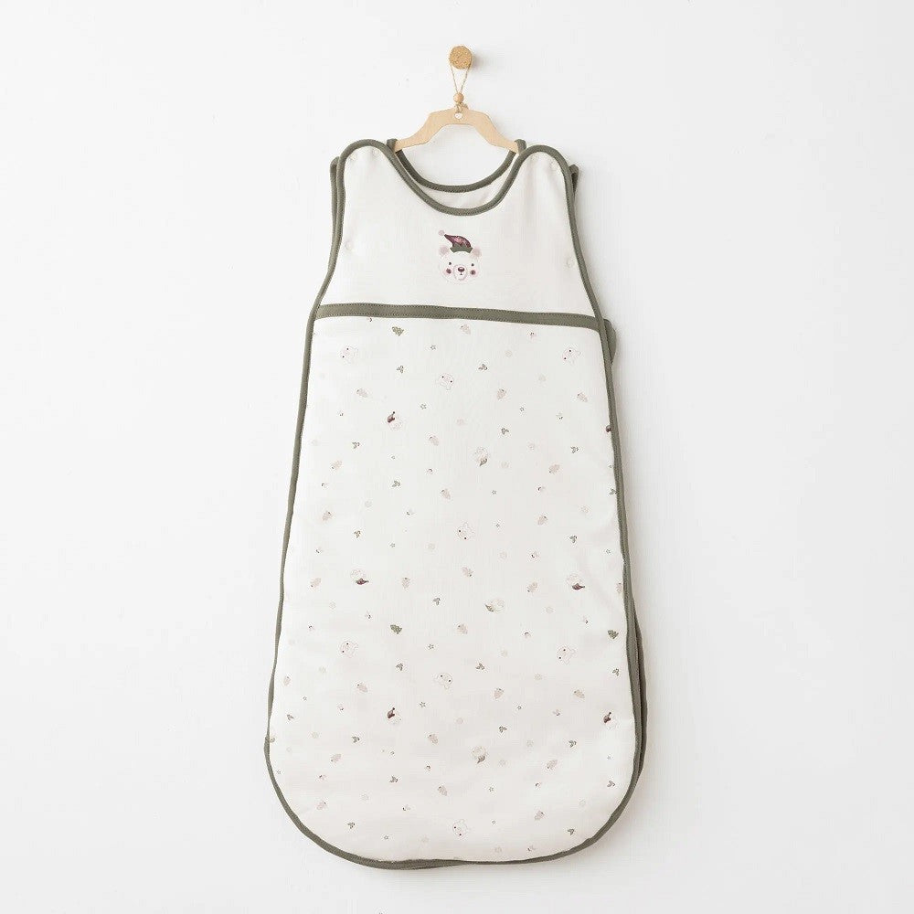 Andywawa Kışlık Bebek Kolsuz Uyku Tulumu 2.5 TOG Yeşil