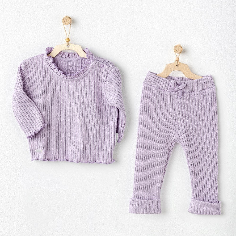 Andywawa Kız Bebek 2'li Takım Mor