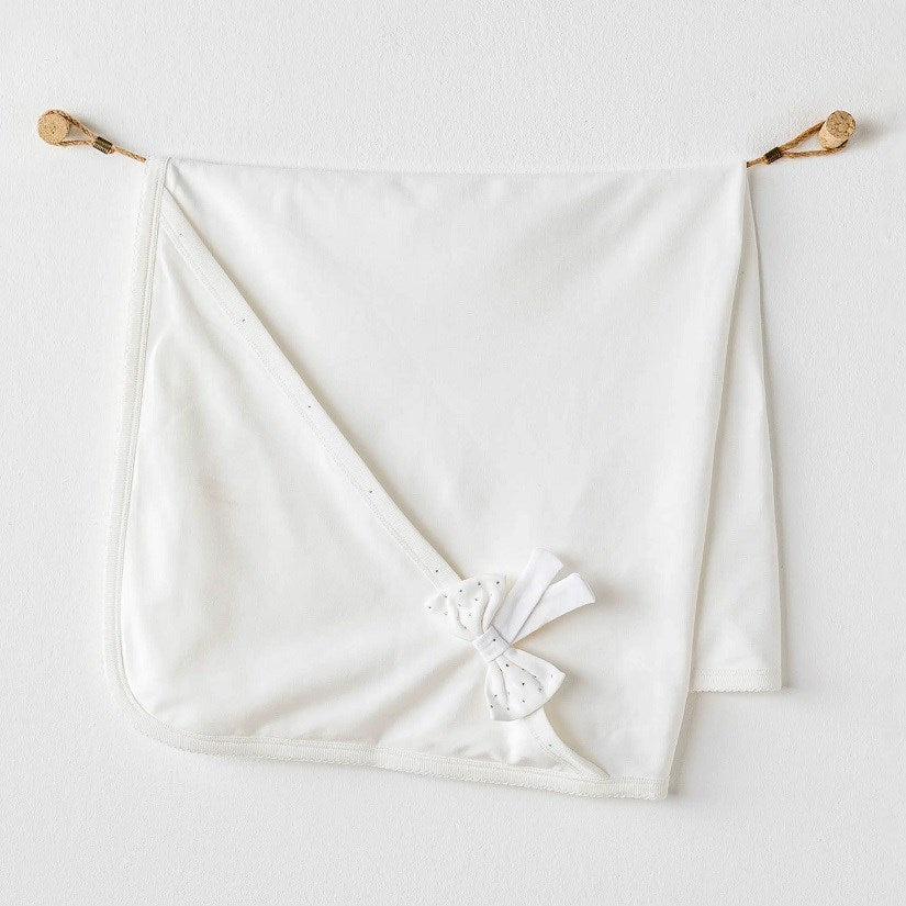 Andywawa Kız Bebek Battaniye 85x90 cm Ekru