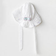 Andywawa Kız Bebek Müslin Şapka Butterfly Lila