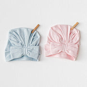 Andywawa Yazlık Kız Bebek 2'li Şapka - Bunny Bear Pembe