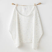 Andywawa Yazlık Müslin Bebek Emzirme Örtüsü Beyaz