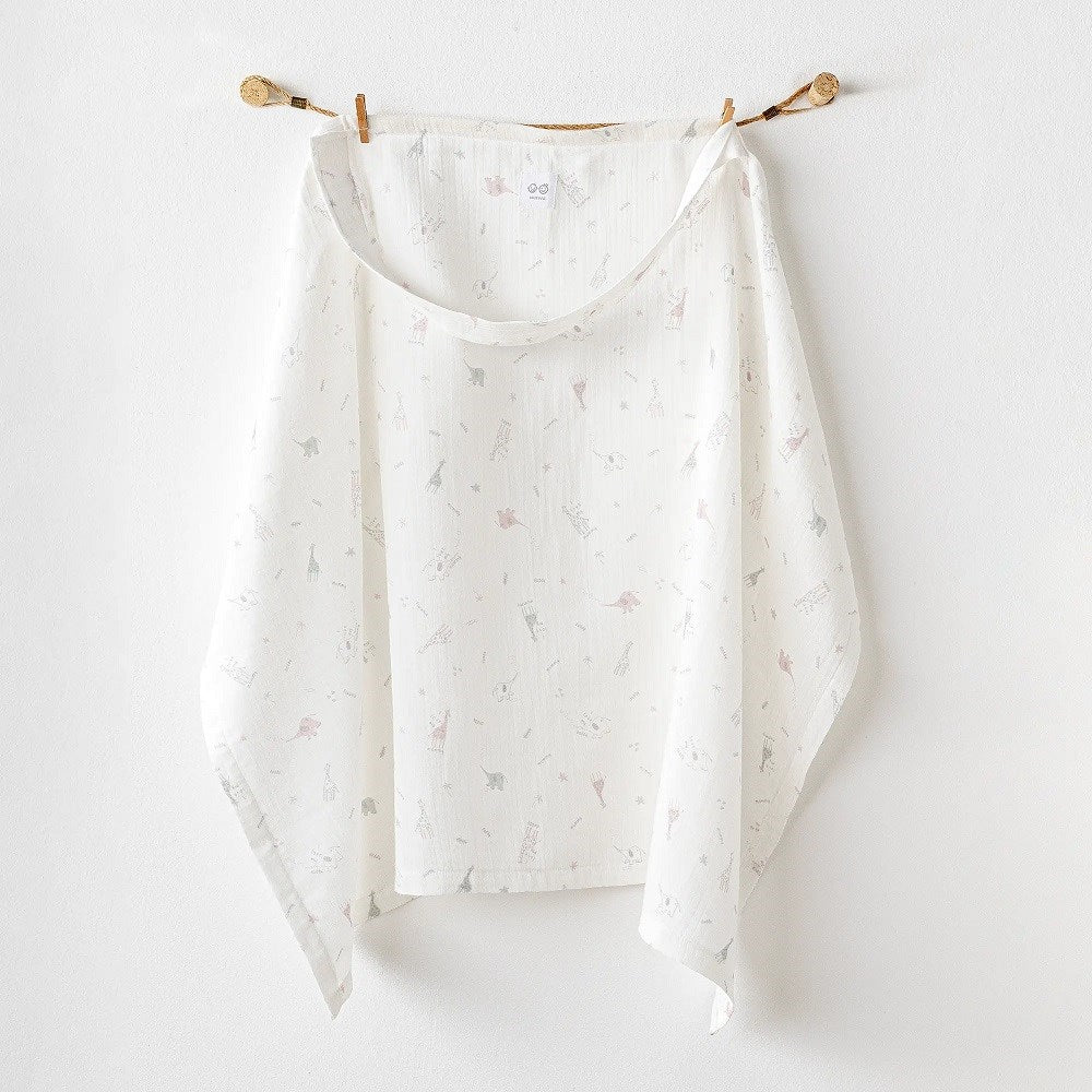 Andywawa Yazlık Müslin Bebek Emzirme Örtüsü Ekru