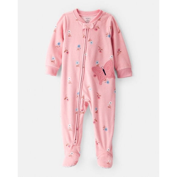 Carter's Kışlık Kız Bebek Polar Tulum Pembe