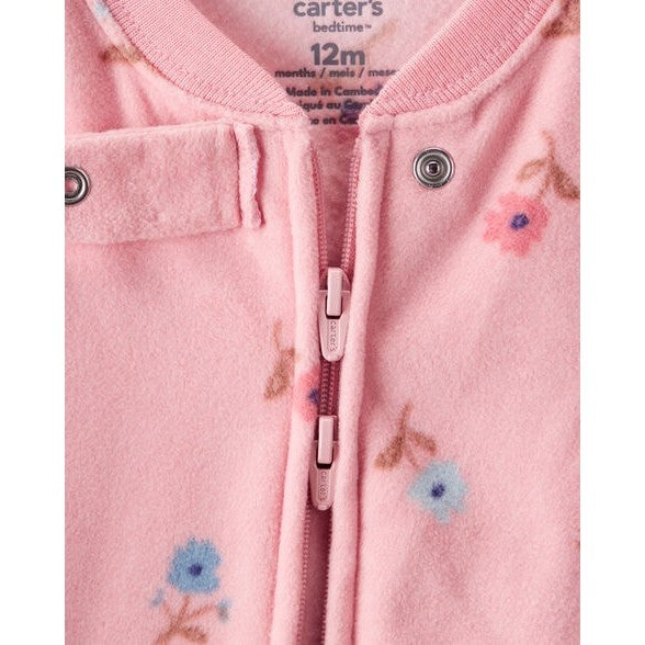 Carter's Kışlık Kız Bebek Polar Tulum Pembe
