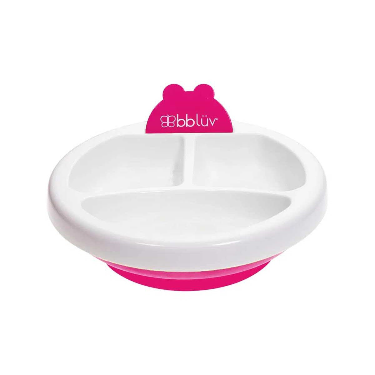 Bblüv Plato Tabak Sıcak Su Hazneli Mama Tabağı Pembe