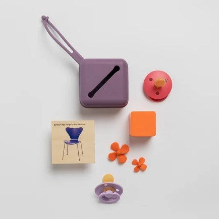 Bibs Pacifier Case Emzik Kutusu Mauve