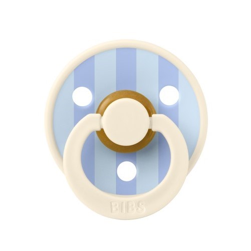 Bibs Studio Colour Block Kauçuk Emzik Dusty Blue 6-18 Ay Mavi