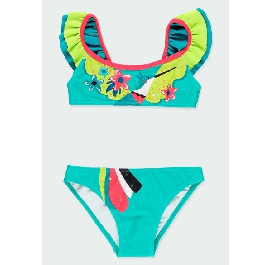 Boboli Yazlık Kız Çocuk Bikini Yeşil