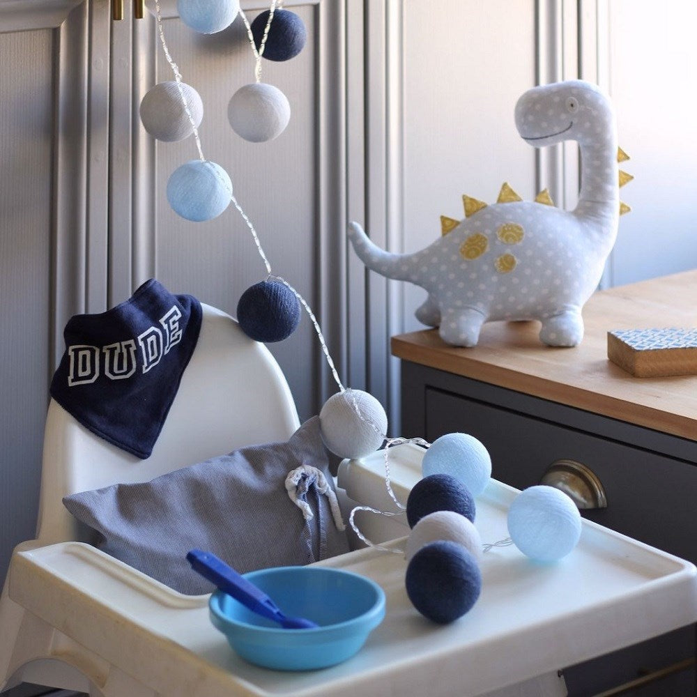 Boule De Petite Işıklı Top Stylish Blue