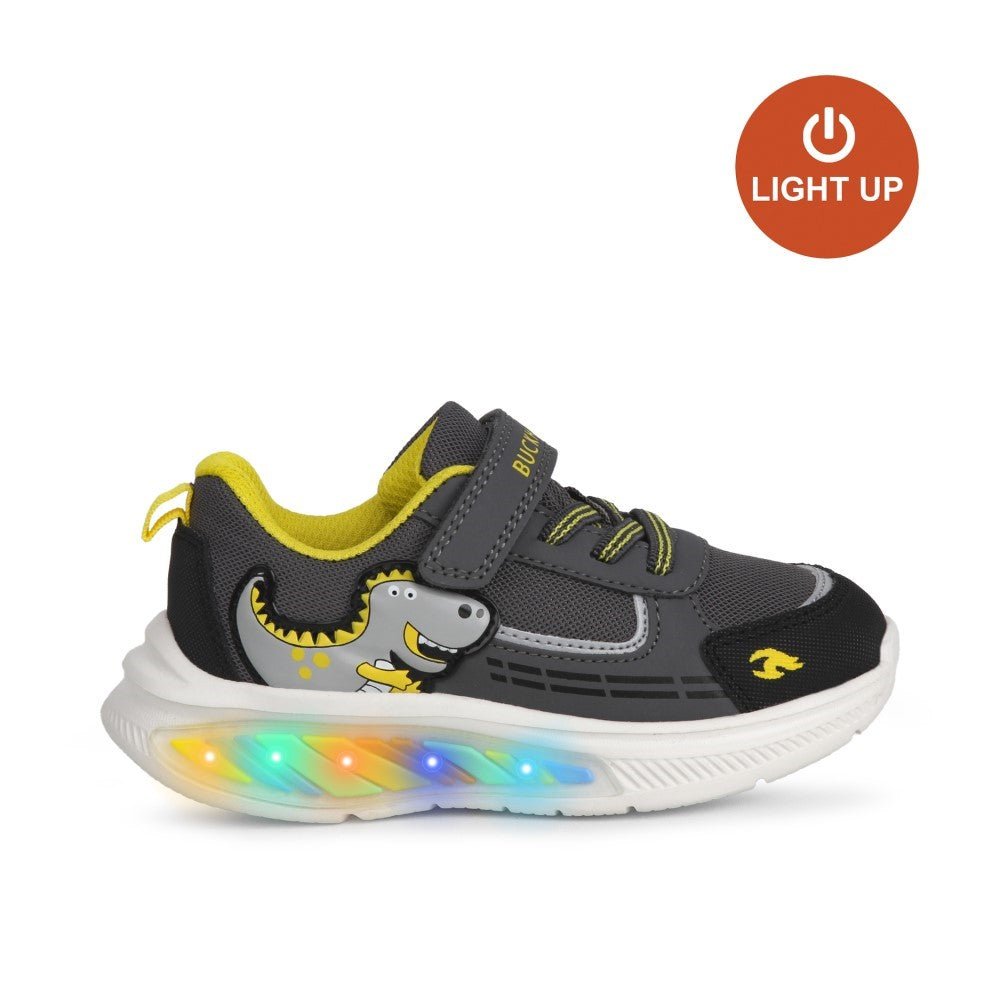 Buckhead Rex Erkek Çocuk Işıklı Spor Ayakkabı Gri