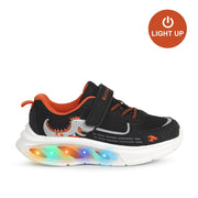 Buckhead Rex Erkek Çocuk Işıklı Spor Ayakkabı Siyah