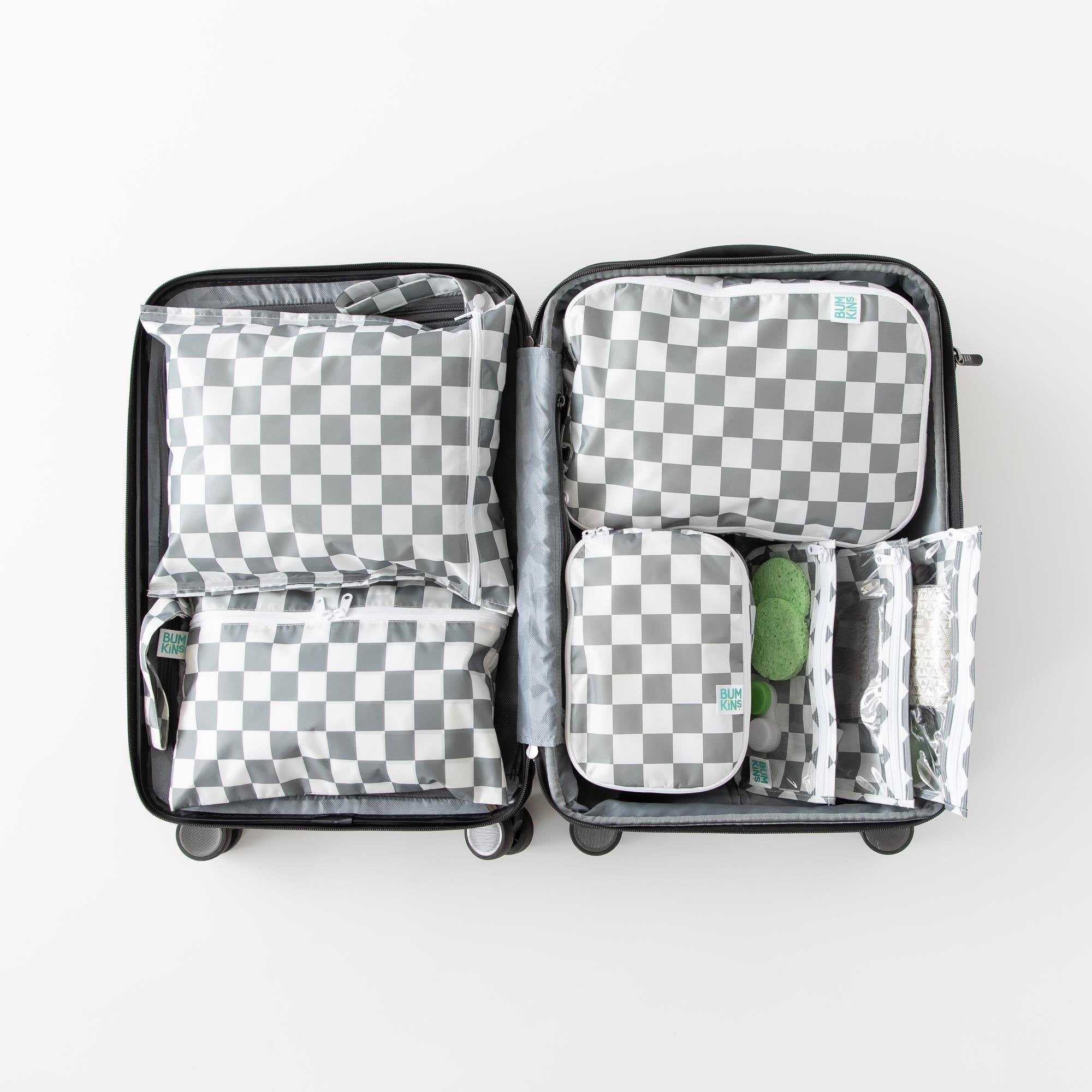 Bumkins Düzenleyici Çanta Seti - Charcoal Check