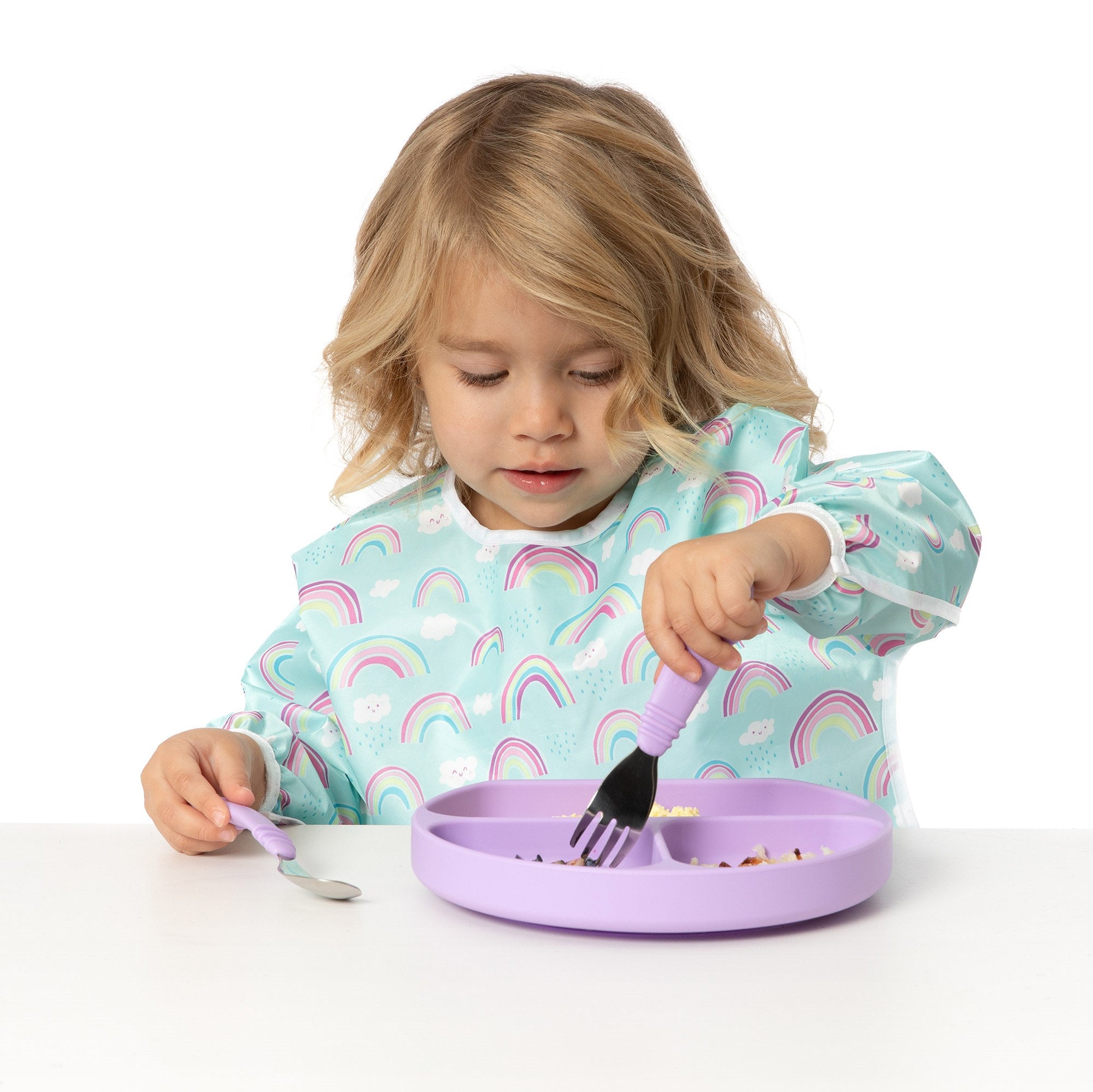 Bumkins Uzun Kollu Önlük (6-24 ay) - Rainbows