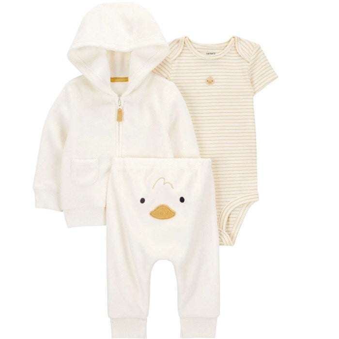 Carter’s Bebek Hırkalı 3'lü Set Ekru