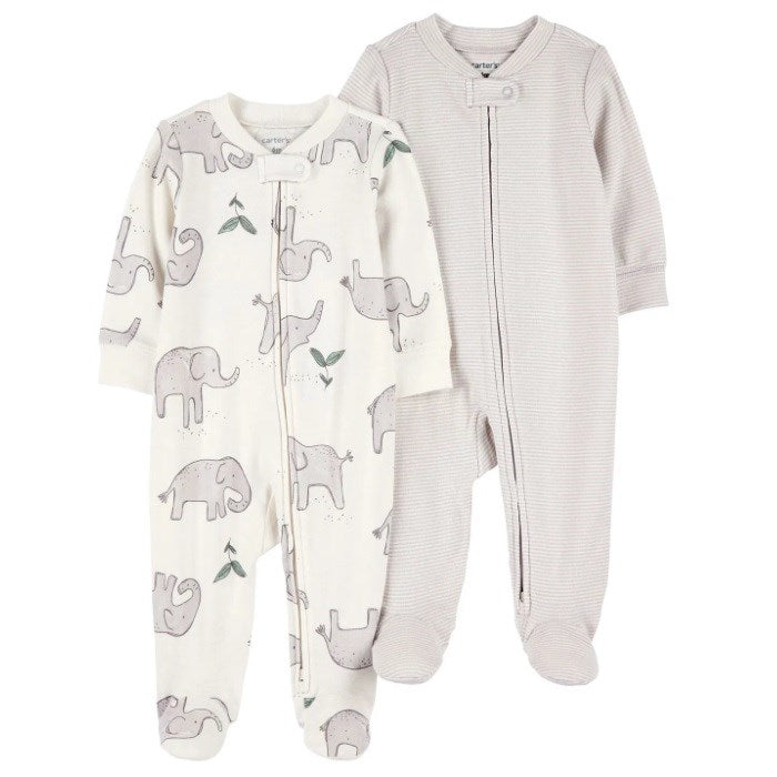 Carter's Bebek Patikli Tulum 2'li Set Gri