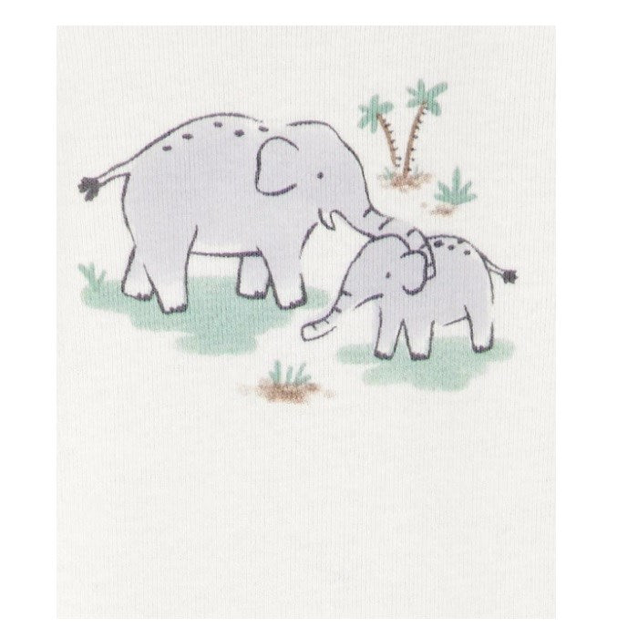 Carter's Kışlık Layette Erkek Bebek Body Tulumlu 2'li Set Gri