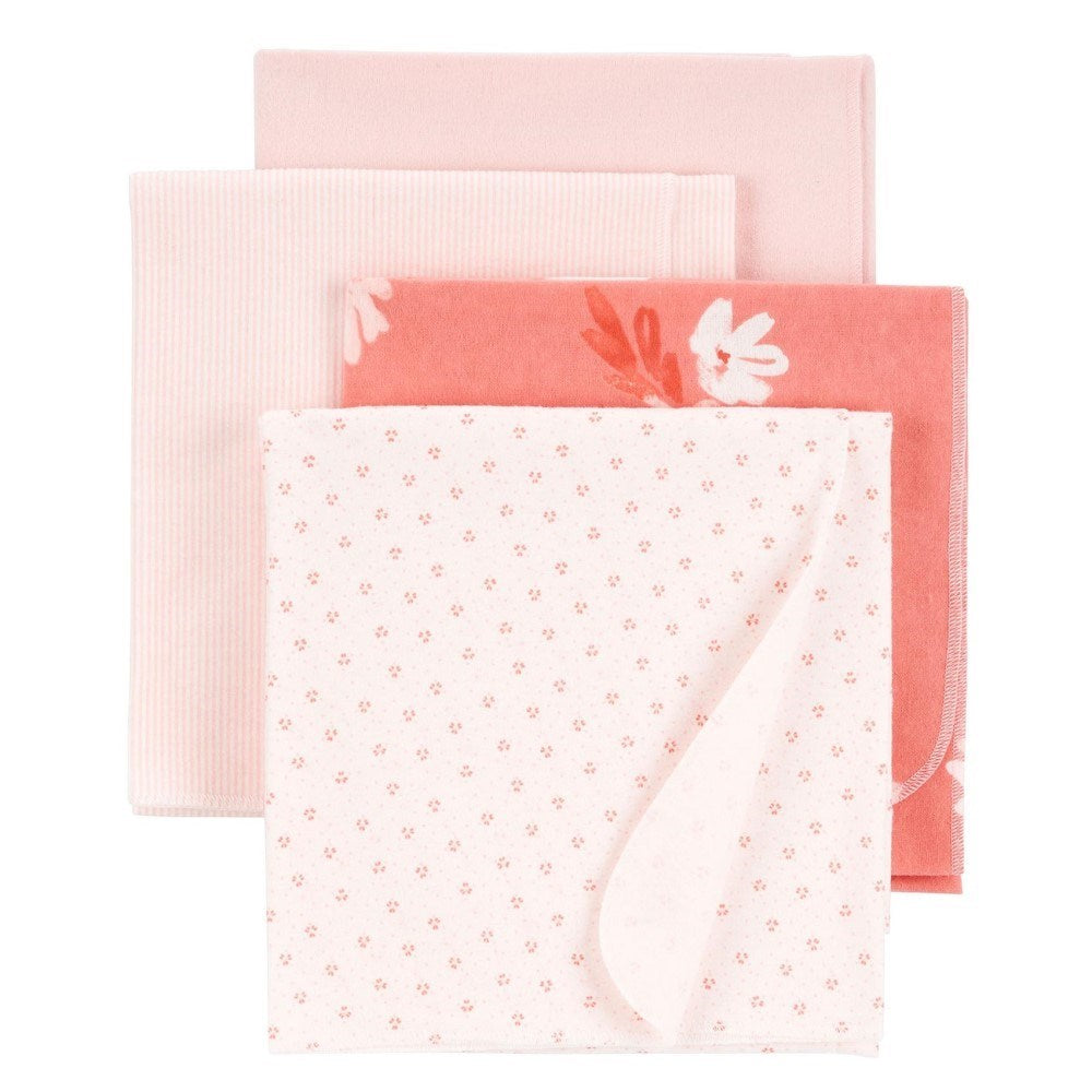 Carter's Kız Bebek 4'lü Battaniye Pembe