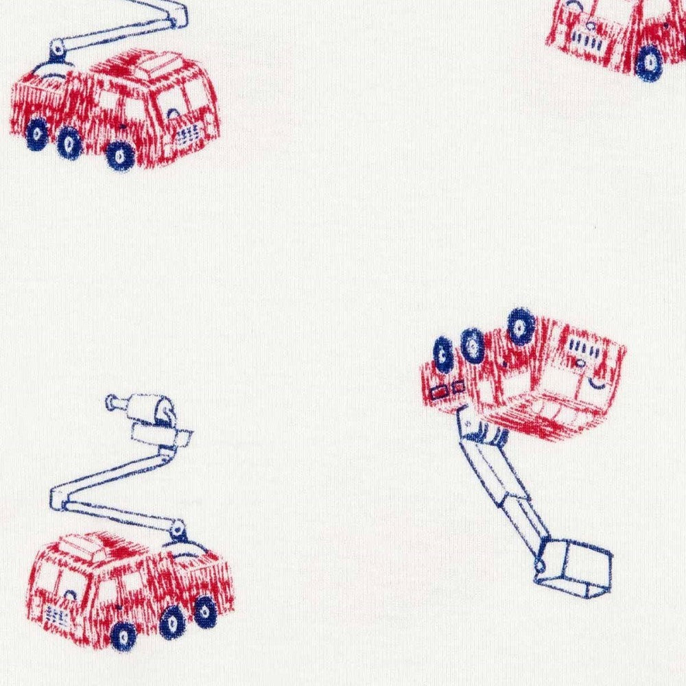 Carter's Yazlık Erkek Çocuk Pijama Takımı 4'lü Set Kırmızı