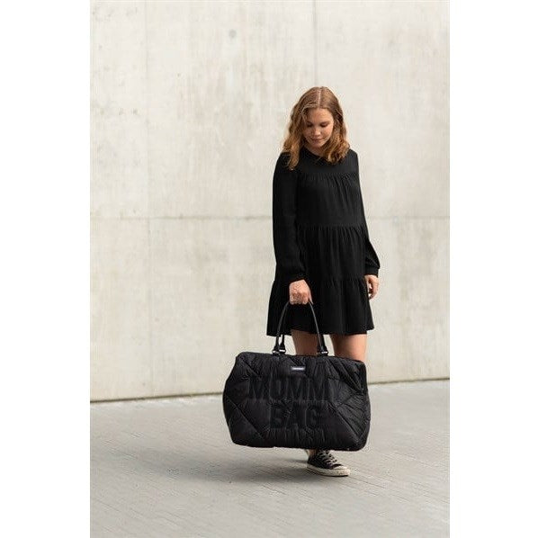 Childhome Mommy Bag Çanta Puffy -  Siyah