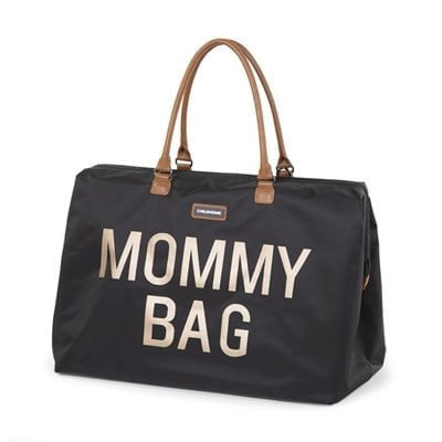 Childhome Mommy Bag Çanta Siyah/Gold