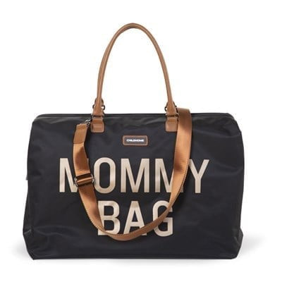 Childhome Mommy Bag Çanta Siyah/Gold