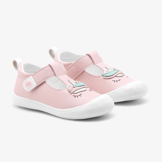 Conguitos Kız Çocuk İlk Adım Ayakkabısı - Unicorn Açık Pembe