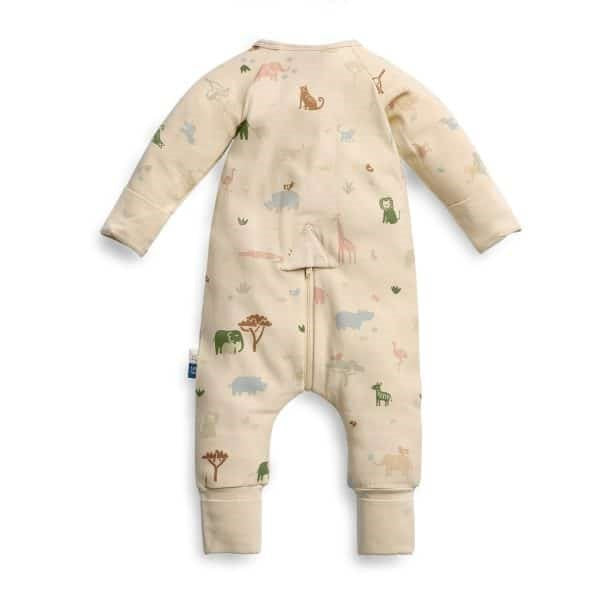 ErgoPouch Organik Pamuklu Patikli Pijama Tulum 1.0 TOG Savannah Krem
