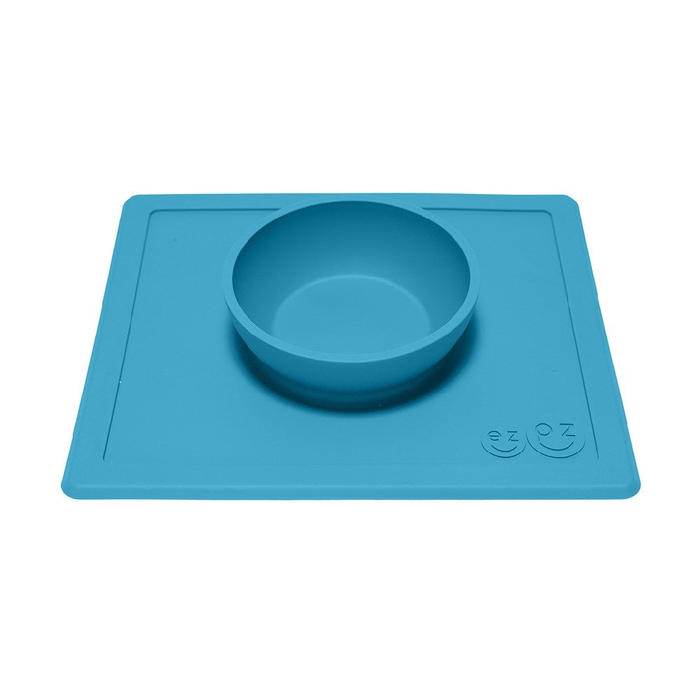 EZPZ Happy Bowl Mavi / Orjinal Silikon Kase+Mat STD