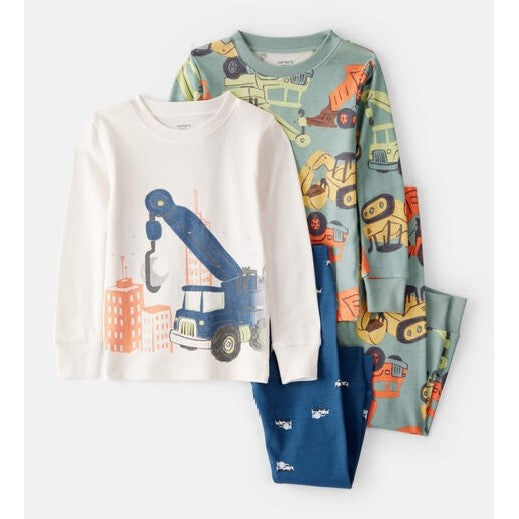 Carter's Erkek Çocuk Pijama Takımı 4'lü Set Yeşil