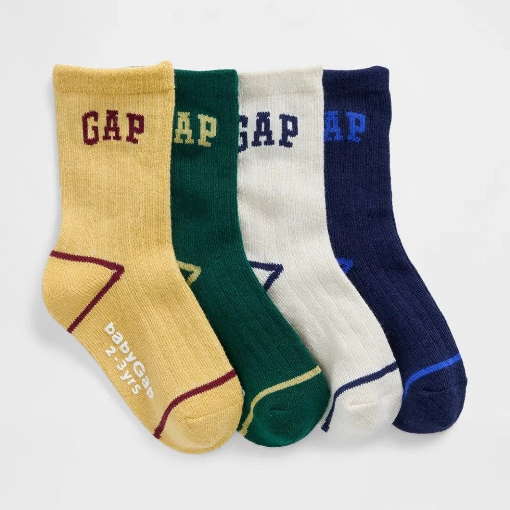 GAP Erkek Bebek 4'lü Çorap Seti Beyaz