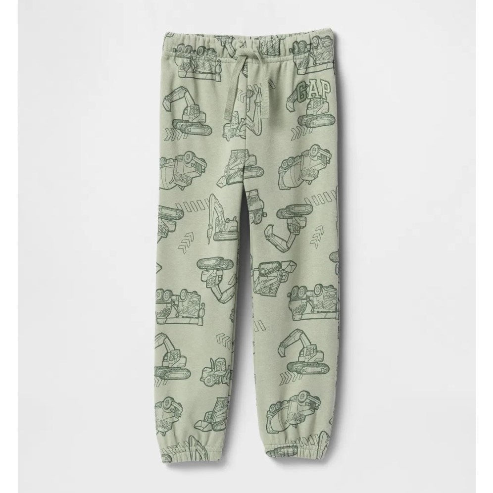 GAP Logo Erkek Bebek Relaxed Pull-On Jogger Eşofman Altı Yeşil