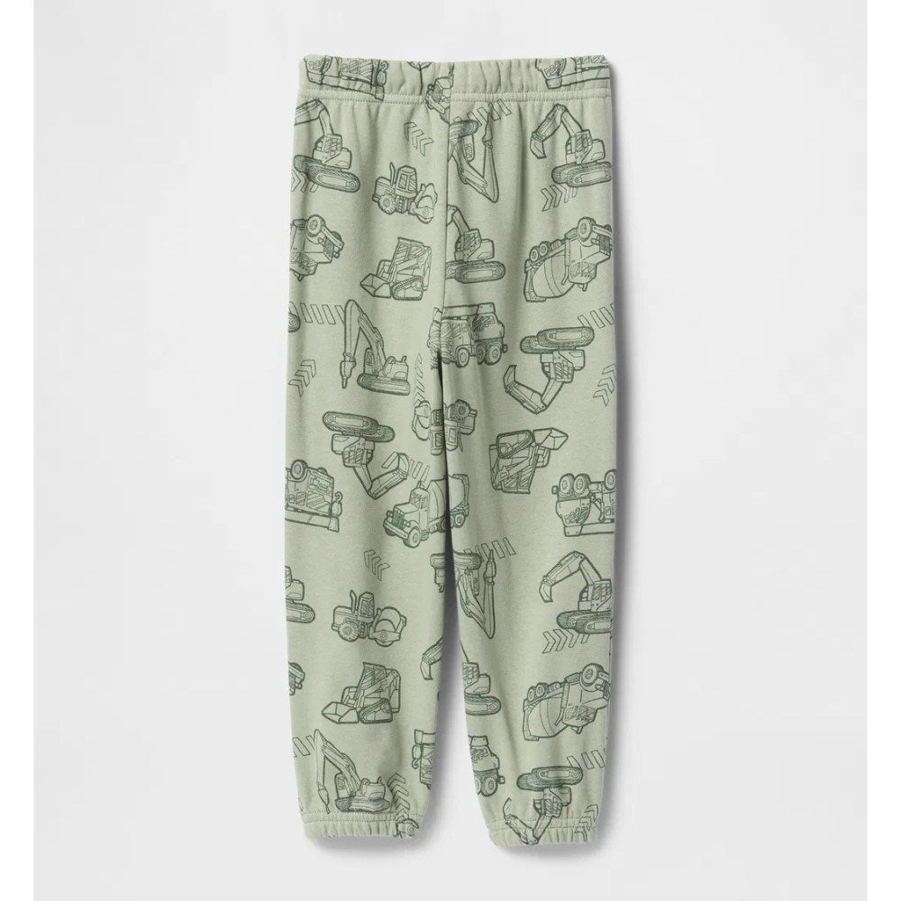 GAP Logo Erkek Bebek Relaxed Pull-On Jogger Eşofman Altı Yeşil